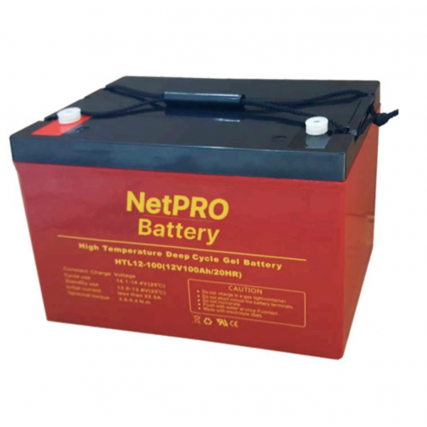 Акумулятор гелевий NetPRO HTL12-100 12V 100Ah