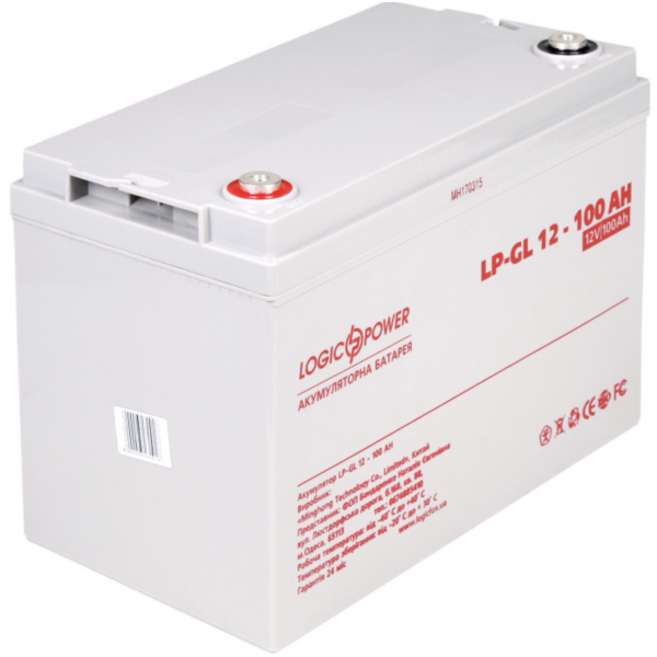 Акумулятор гелевий LogicPower LP-GL 12V 100Ah SILVER