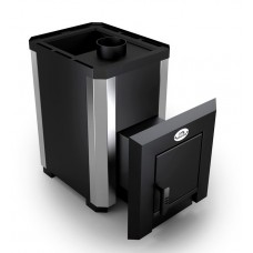 Дров'яна піч для сауни Новаслав до 12м3, Класик ПКС-01 K (виносна топка, каміння 30 кг)