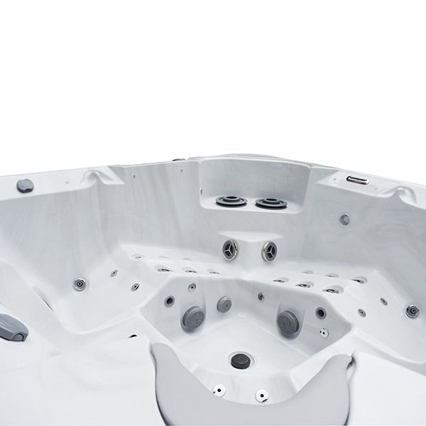 Гідромасажний басейн IQUE Dreamline-II 2200-II-DD-BP (WiFi) (220x220x96 см) Brushed walnut