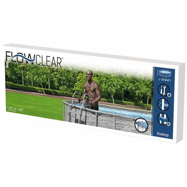 Сходи для басейну Bestway 58330 (107 см, 3 знімні сходи)